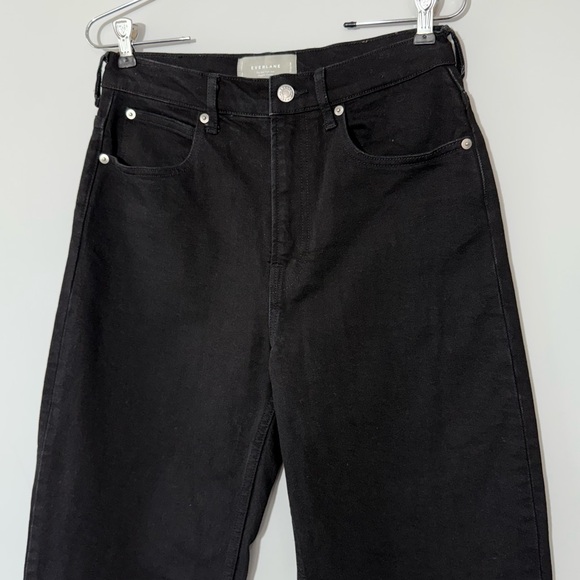 EVERLANE The Way High Jean Organic Cotton Black Size 27 High Rise 90s Minimalist - Picture 7 of 16
